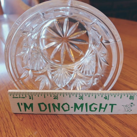 Lead Crystal Accent Sugar Bowl with Cover - Picture 10 of 10